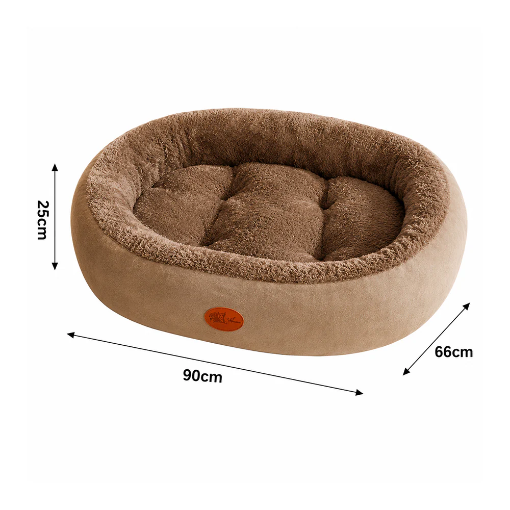 Warm Pet Bed Thick Oval Cozy Cushion - Image 5