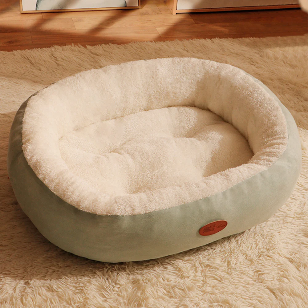 Warm Pet Bed Thick Oval Cozy Cushion - Image 8