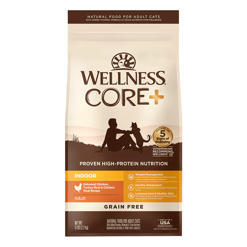 WELLNESS Core Grain Free Chicken Indoor Dry Cat Food 2.27kg