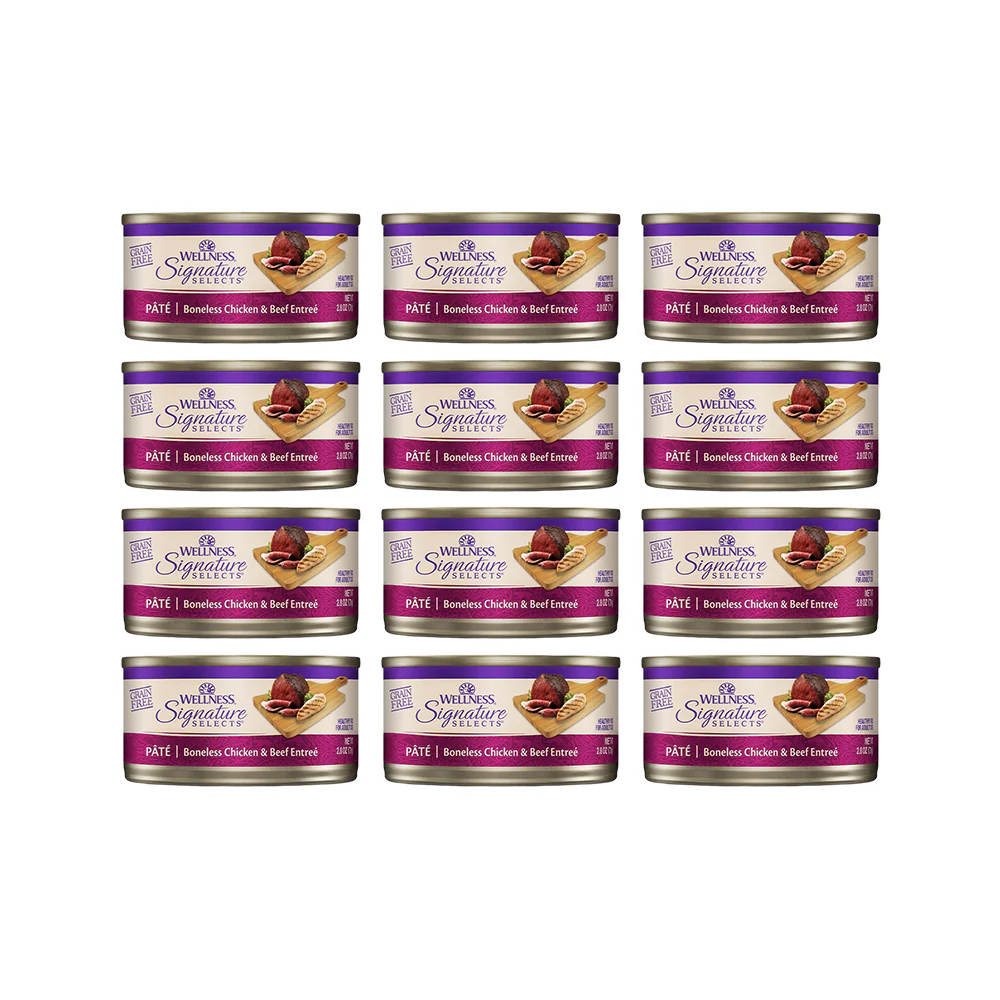 WELLNESS Core Signature Selects Chicken & Beef Wet Cat Food - Image 2