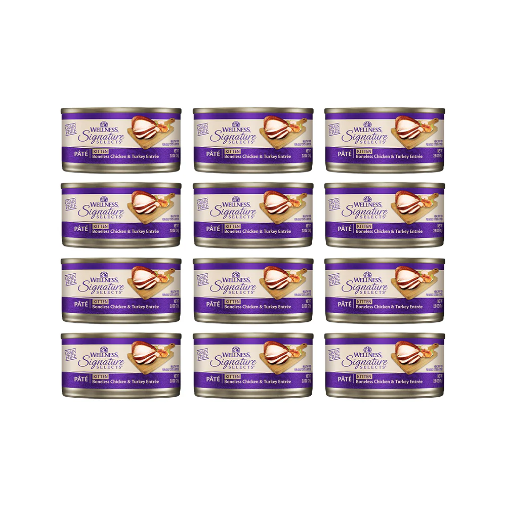 WELLNESS Core Signature Selects Kitten Chicken & Turkey Wet Cat Food - Image 2