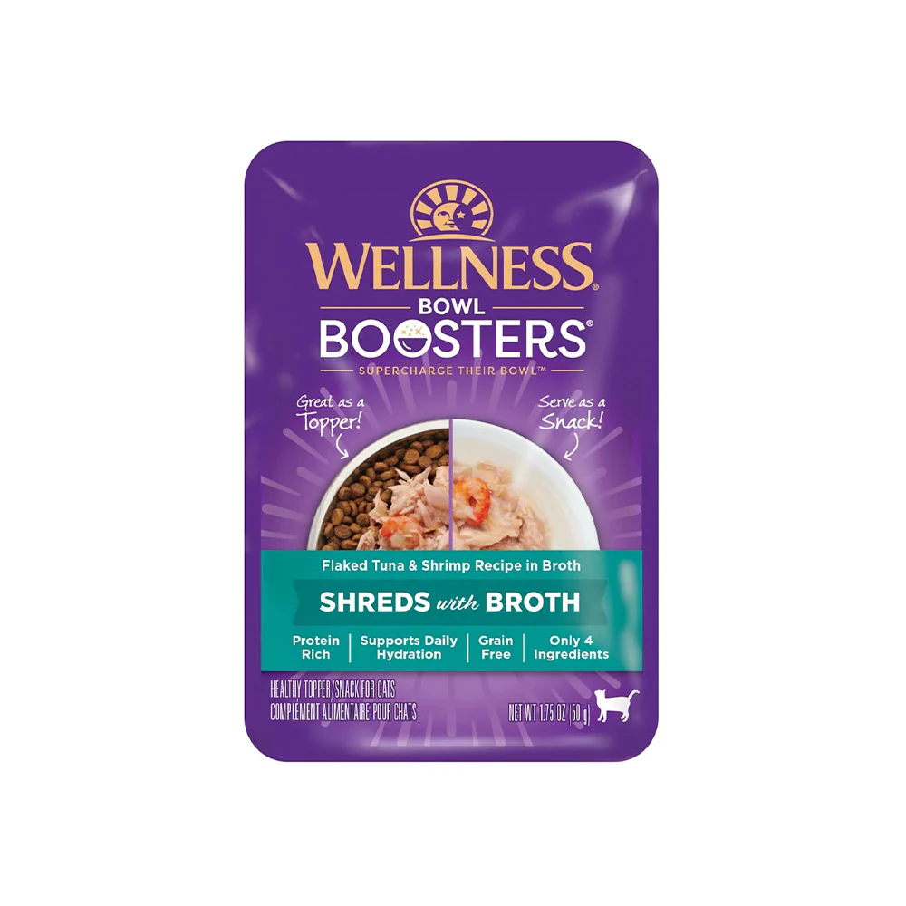 WELLNESS Core Simply Shreds Flaked Tuna & Shrimp Wet Cat Food 50g - Image 2