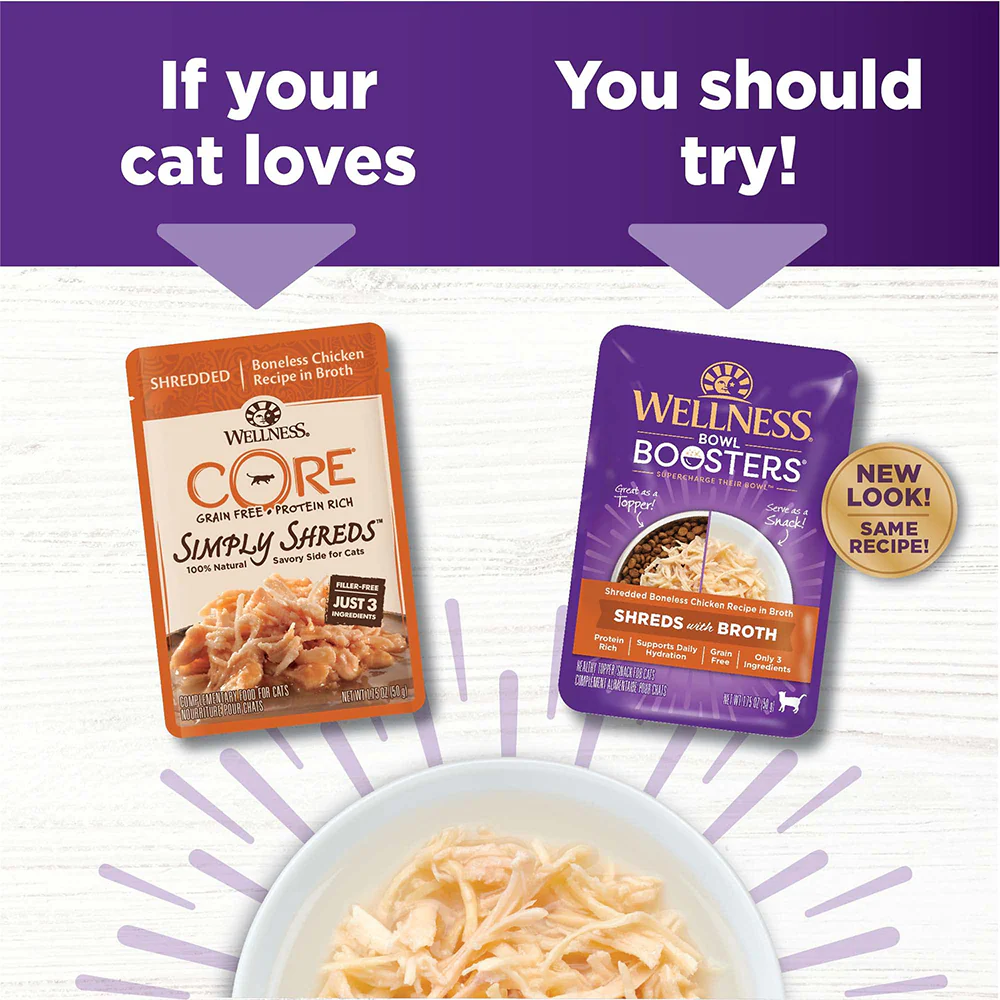 WELLNESS Core Simply Shreds Shredded Boneless Chicken Wet Cat Food - Image 3