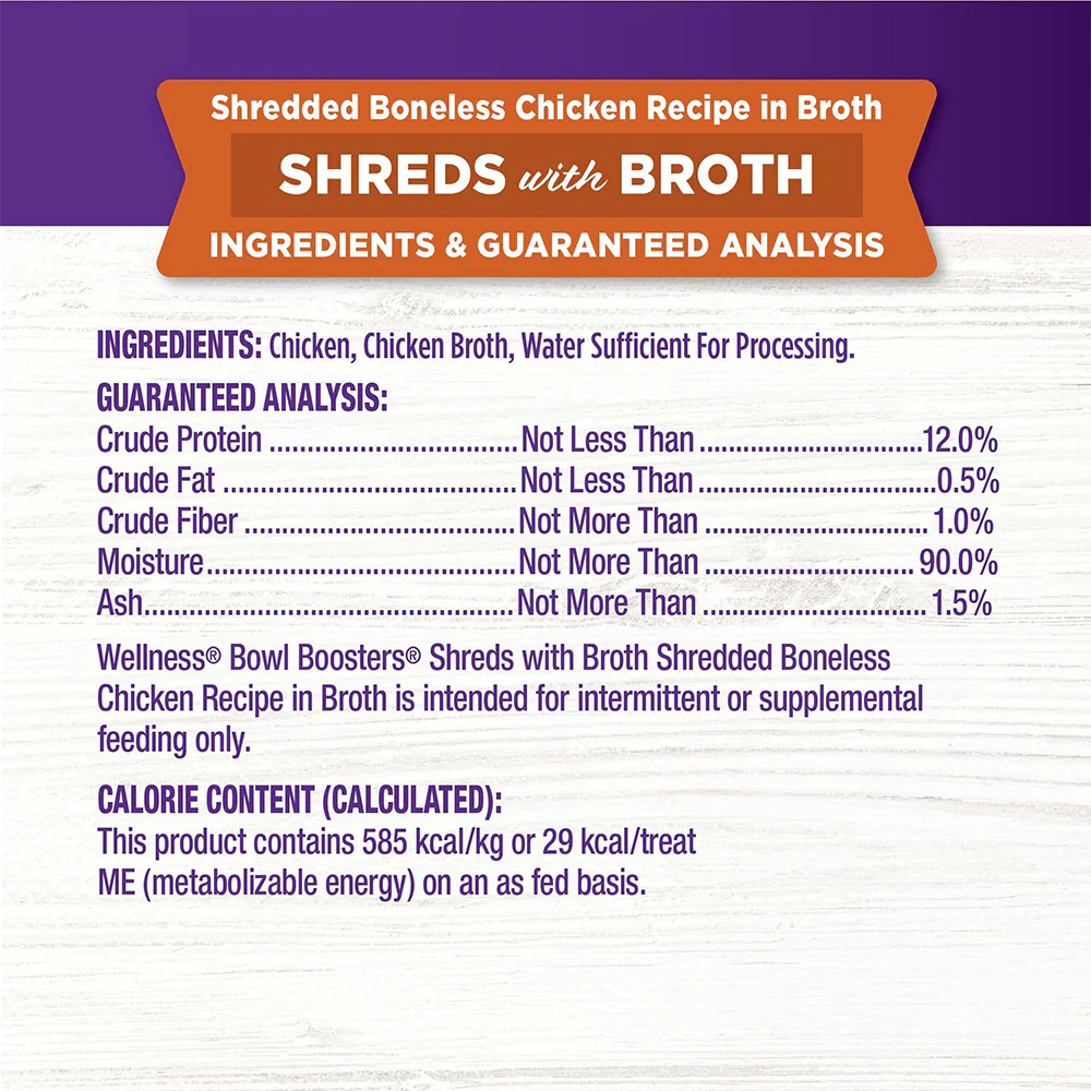 WELLNESS Core Simply Shreds Shredded Boneless Chicken Wet Cat Food - Image 4