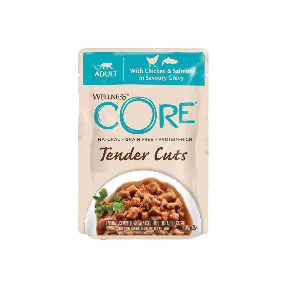 WELLNESS Core Tender Cuts Chicken Selection Multipack Wet Cat Food 85g x 6 - Image 4