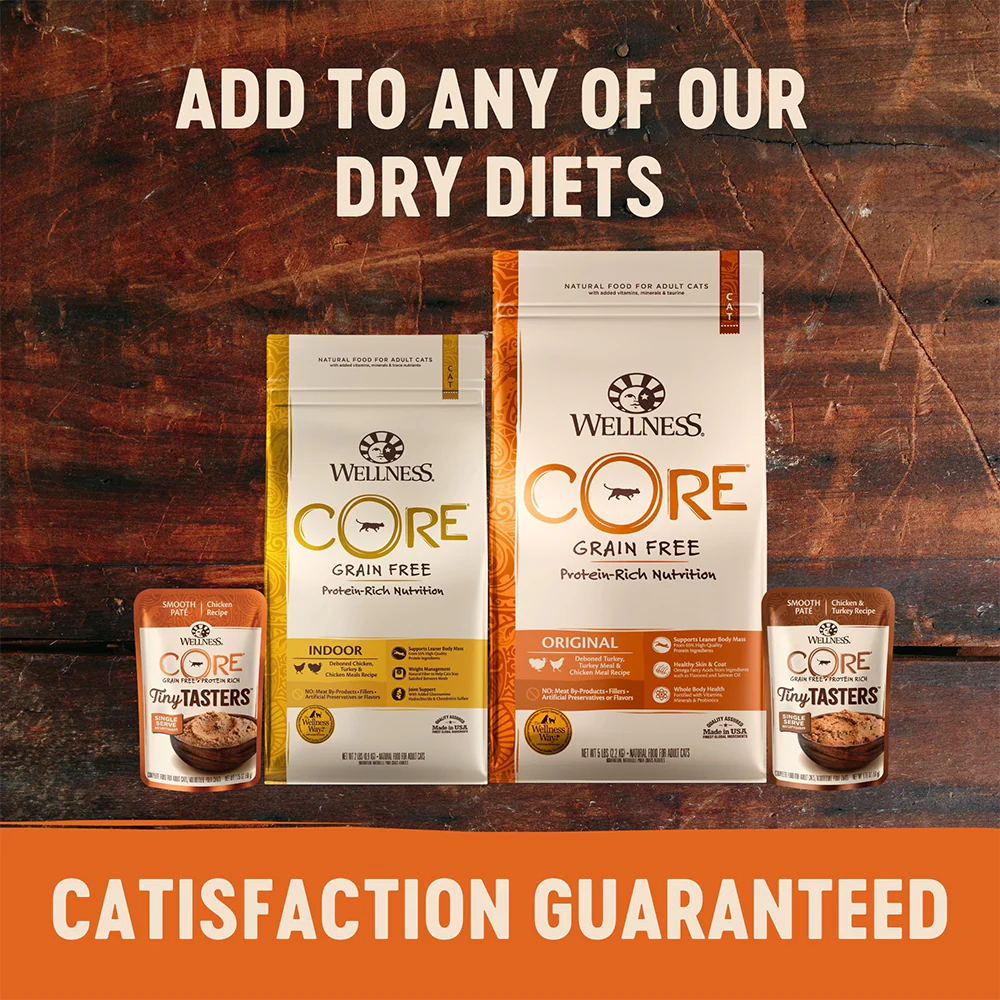 WELLNESS Core Tiny Tasters Smooth Pate Chicken Wet Cat Food - Image 6