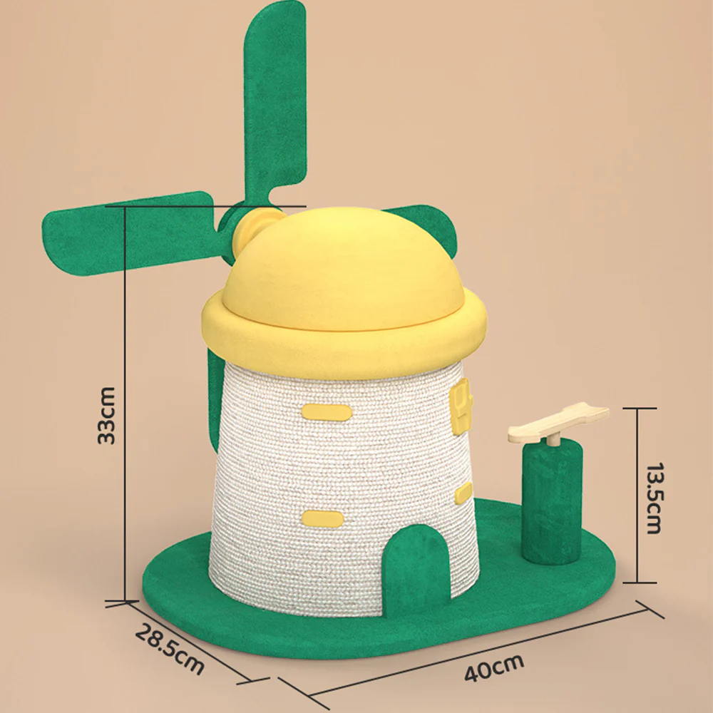 Windmill Sisal Cat Scratching Post - Image 2