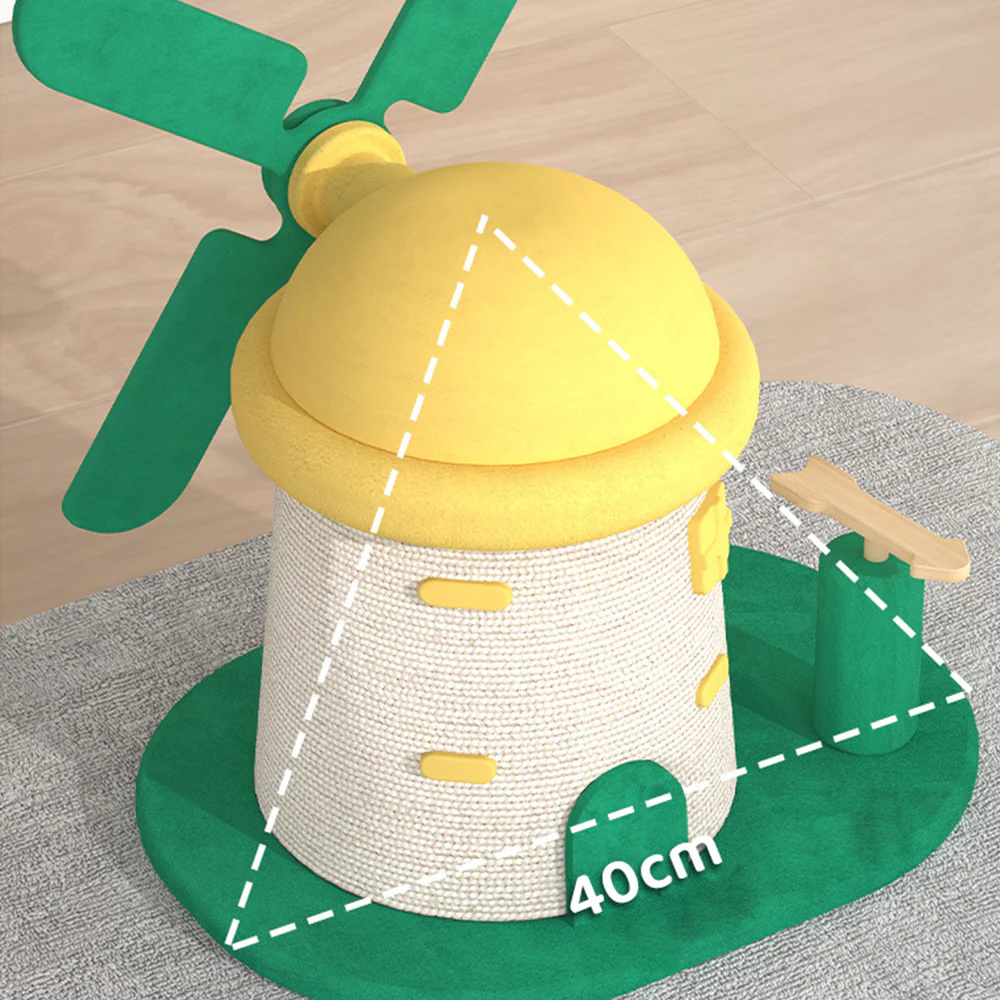 Windmill Sisal Cat Scratching Post - Image 3