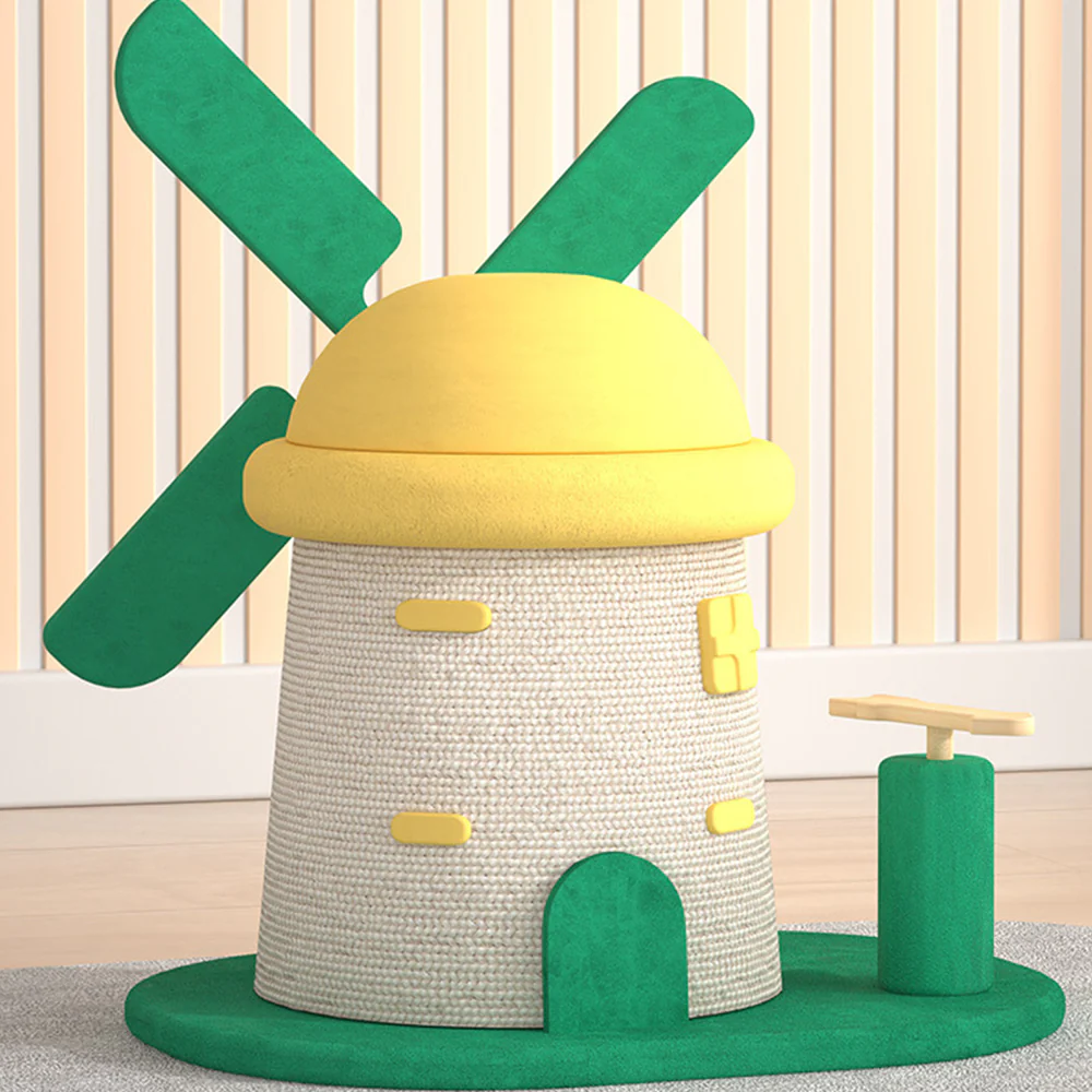 Windmill Sisal Cat Scratching Post - Image 4