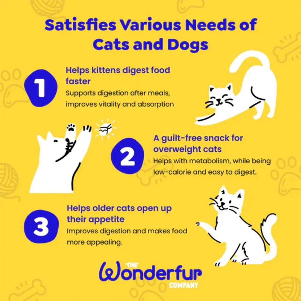 WONDERFUR Bites Immune Booster Yogurt Freeze Dried Cat Treats 50g - Image 4