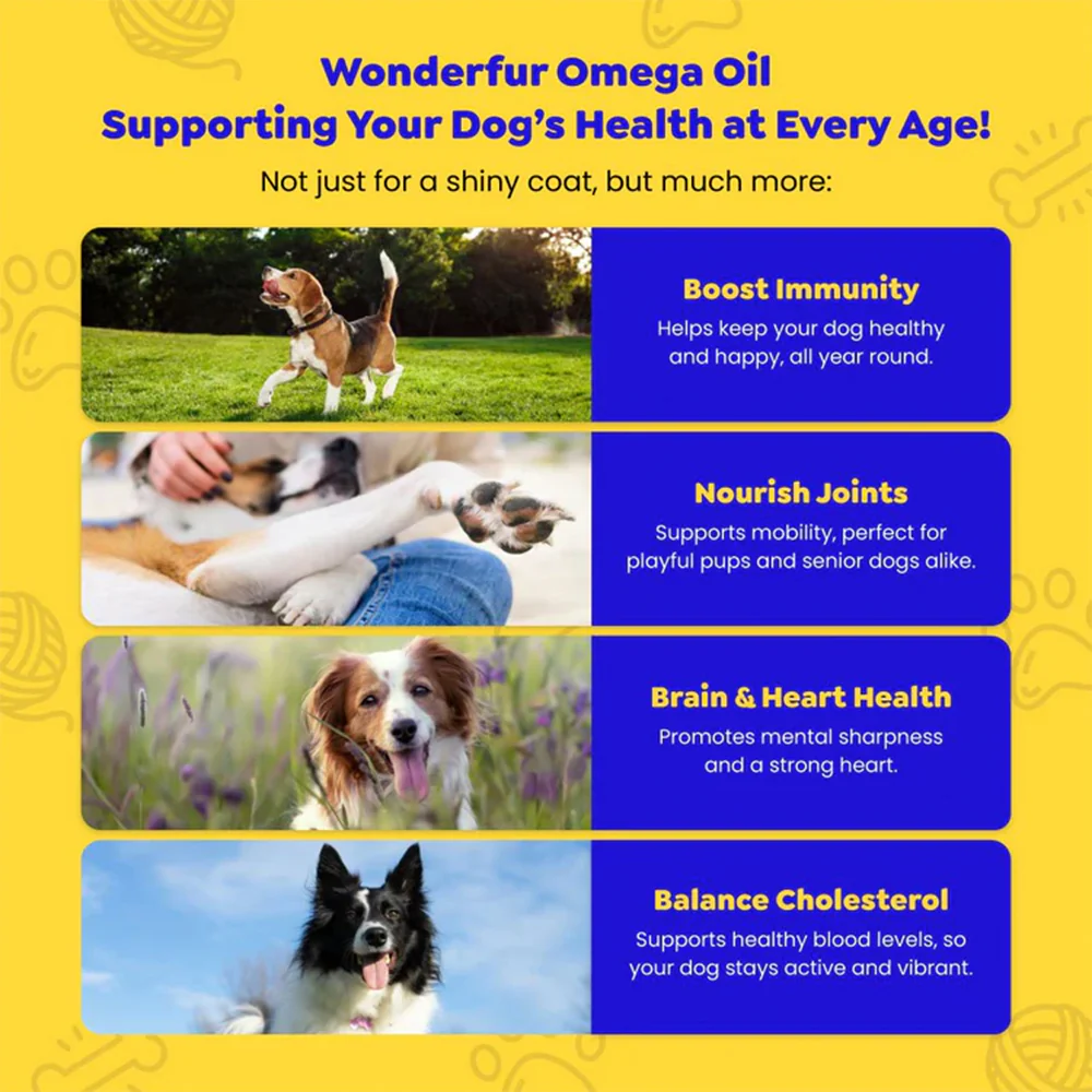 WONDERFUR Omega Oil For Cats & Dogs 250ml - Image 10