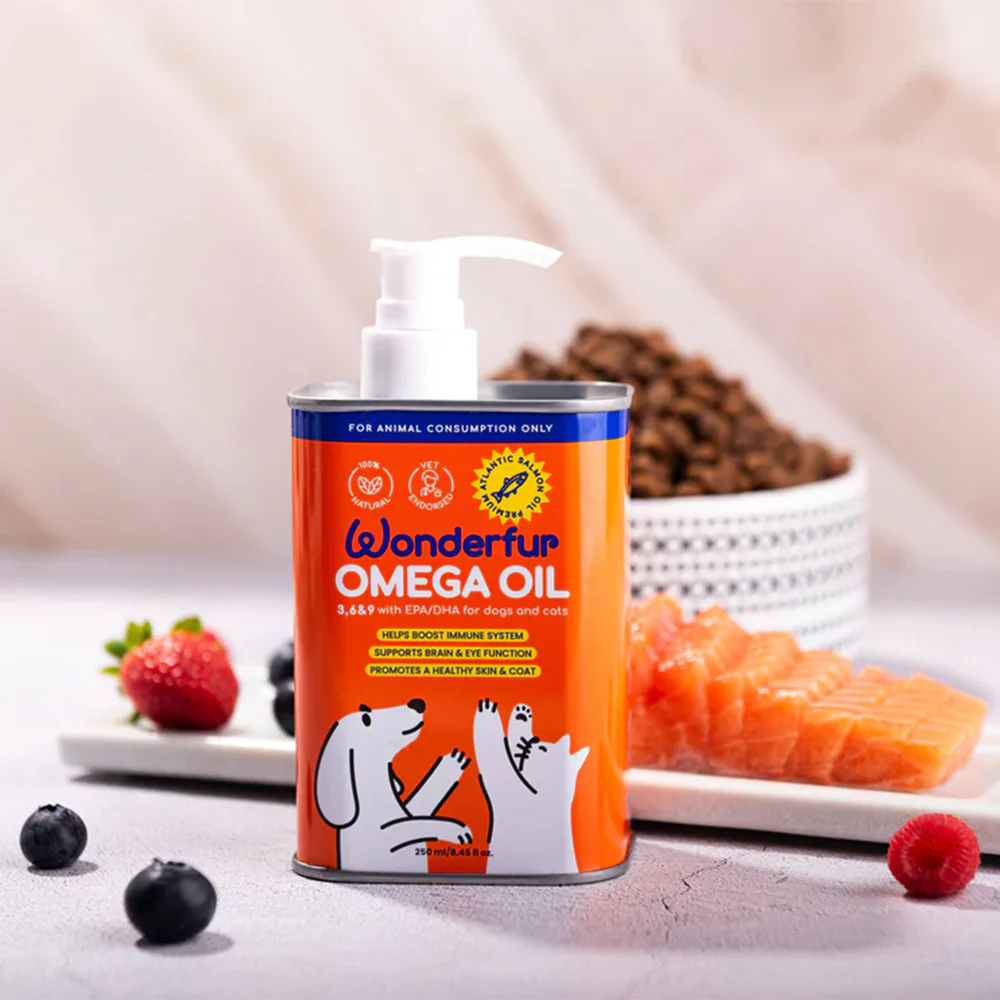 WONDERFUR Omega Oil For Cats & Dogs 250ml - Image 2