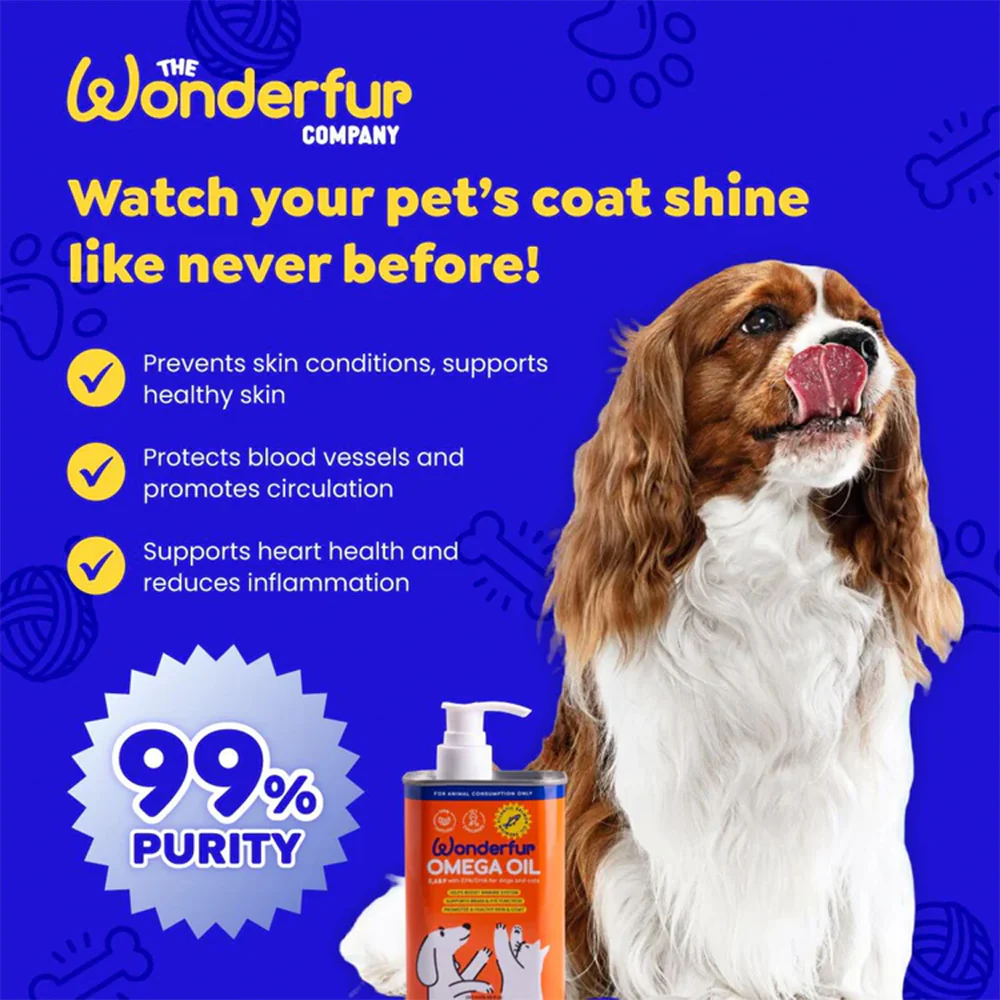 WONDERFUR Omega Oil For Cats & Dogs 250ml - Image 4