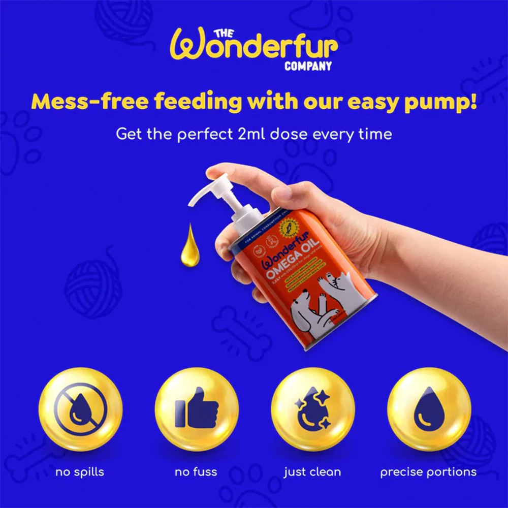 WONDERFUR Omega Oil For Cats & Dogs 250ml - Image 7