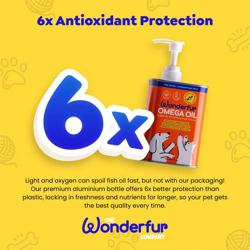 WONDERFUR Omega Oil For Cats & Dogs 250ml - Image 9