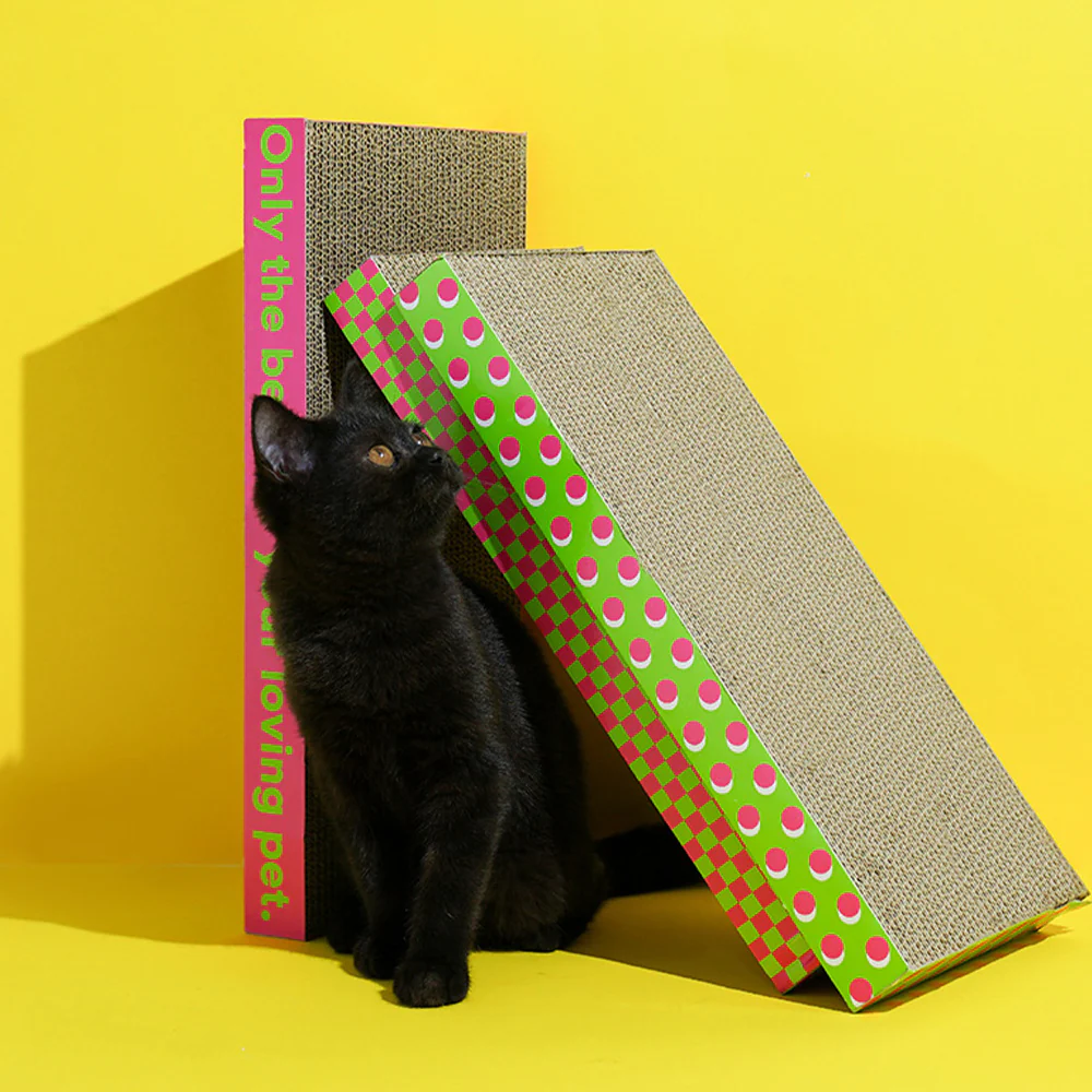 ZEZE 3-in-1 Cat Scratcher – Large Corrugated Cardboard - Image 13