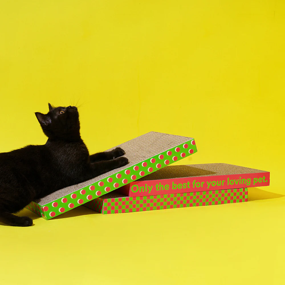 ZEZE 3-in-1 Cat Scratcher – Large Corrugated Cardboard - Image 7