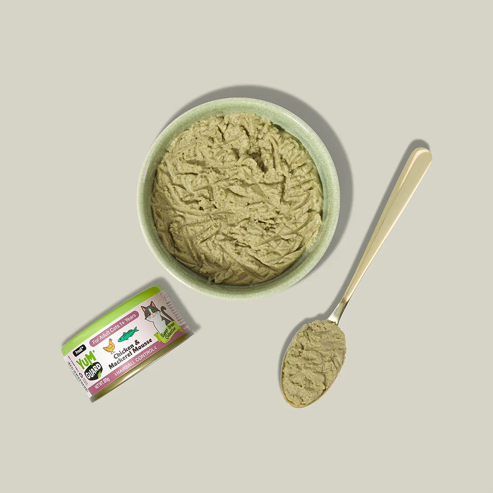 YUMGUARD Hairball Control Chicken & Mackerel Mousse Adult Wet Cat Food - Image 4