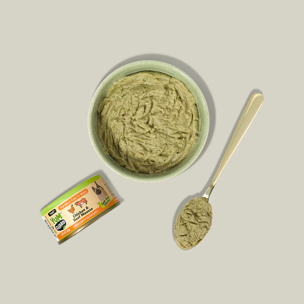 YUMGUARD Immunity Support Chicken & Beef Mousse Adult Wet Cat Food - Image 4