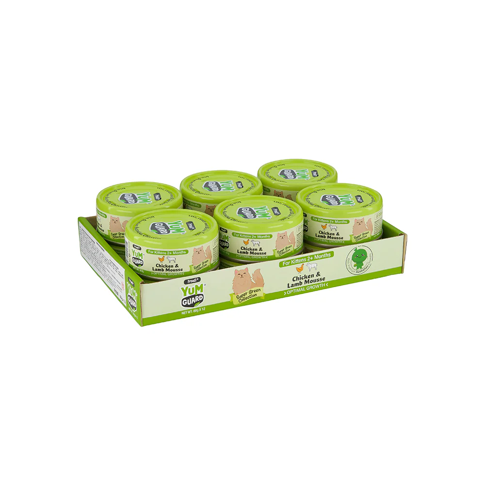 YUMGUARD Optimal Growth Chicken & Lamb Mousse Kitten Wet Cat Food - Image 2