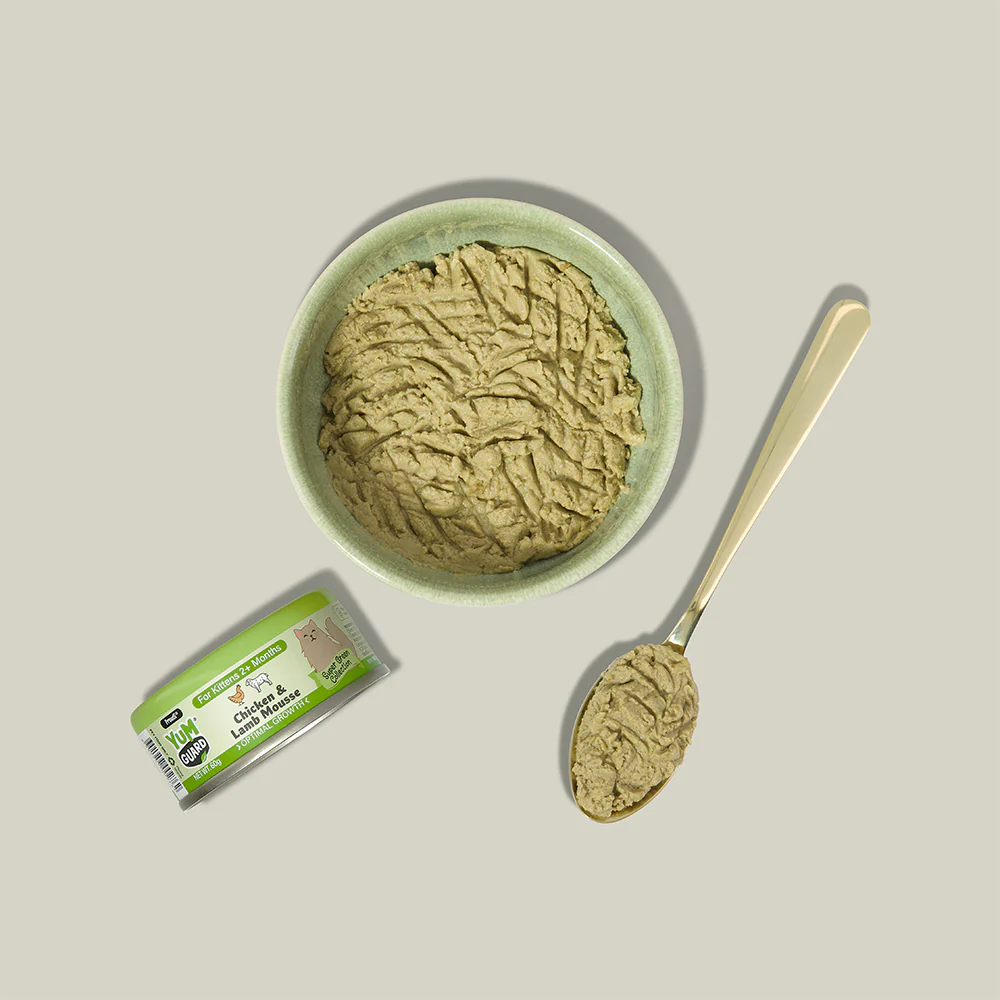 YUMGUARD Optimal Growth Chicken & Lamb Mousse Kitten Wet Cat Food - Image 3