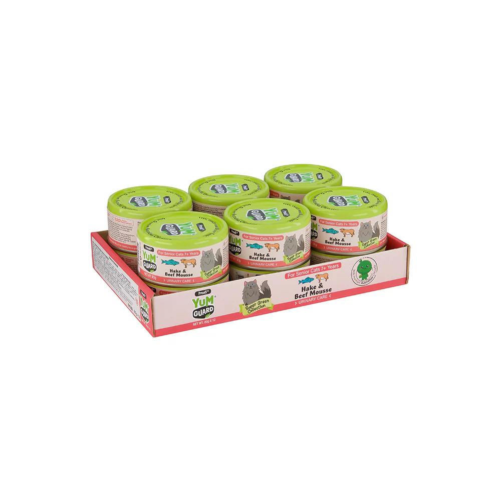 YUMGUARD Urinary Care Hake & Beef Mousse Senior 7+ Wet Cat Food - Image 2