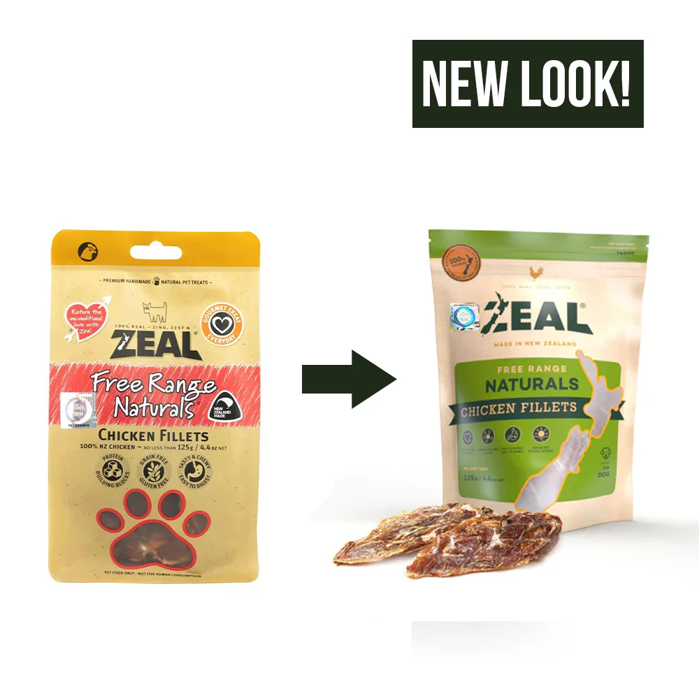 ZEAL Chicken Fillets Natural Pet Treats 125g - Image 2