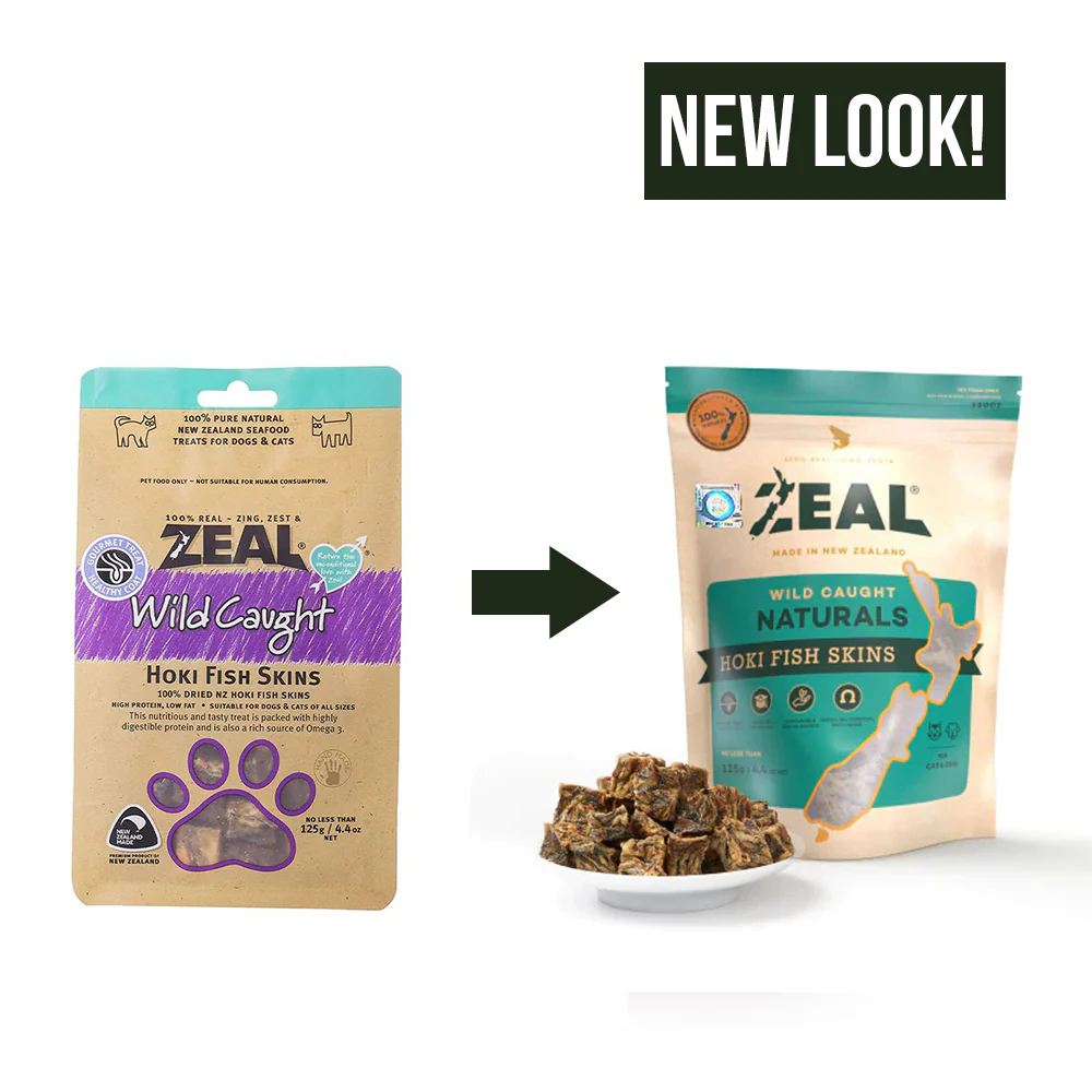 ZEAL Hoki Fish Skins Natural Pet Treats 125g - Image 2