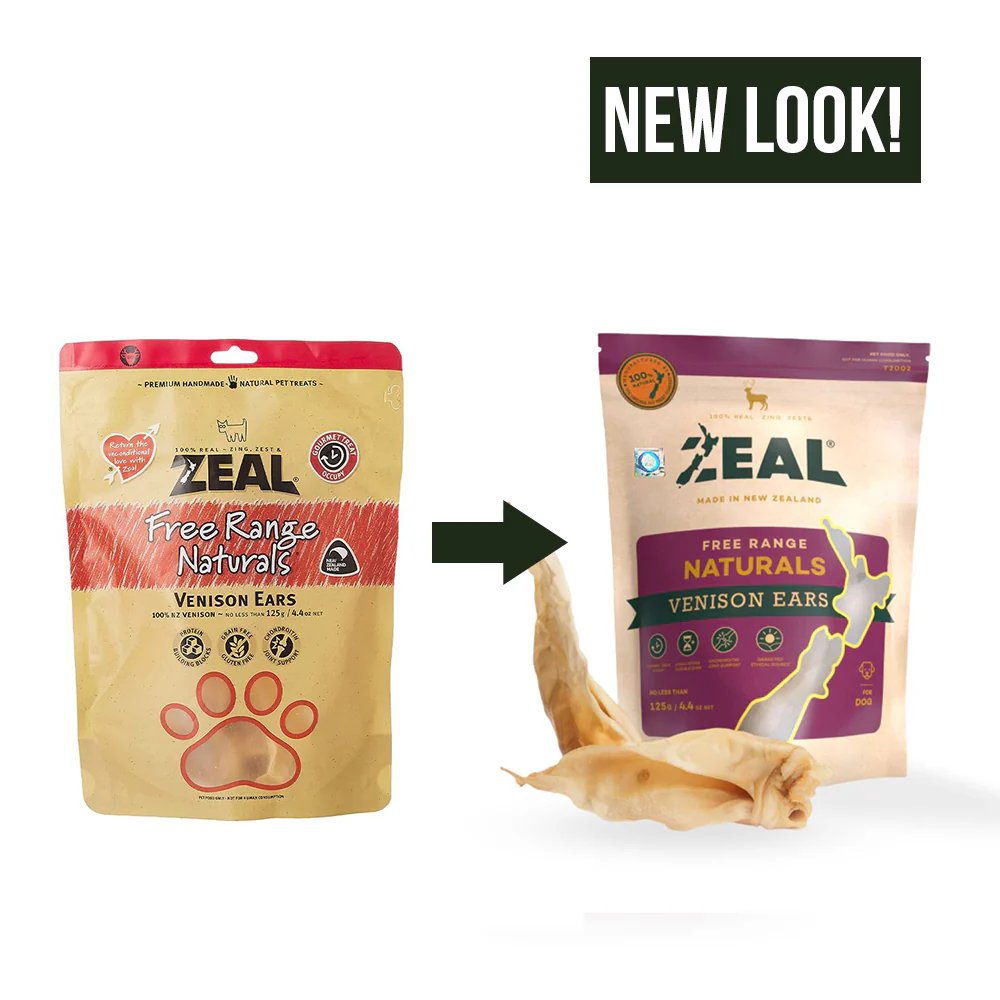 ZEAL Venison Ears Natural Pet Treats 125g - Image 2