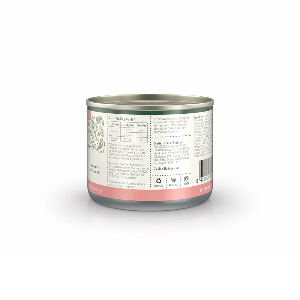 ZEALANDIA Mousse Salmon Pate Puppy & Mama Wet Food - Image 2