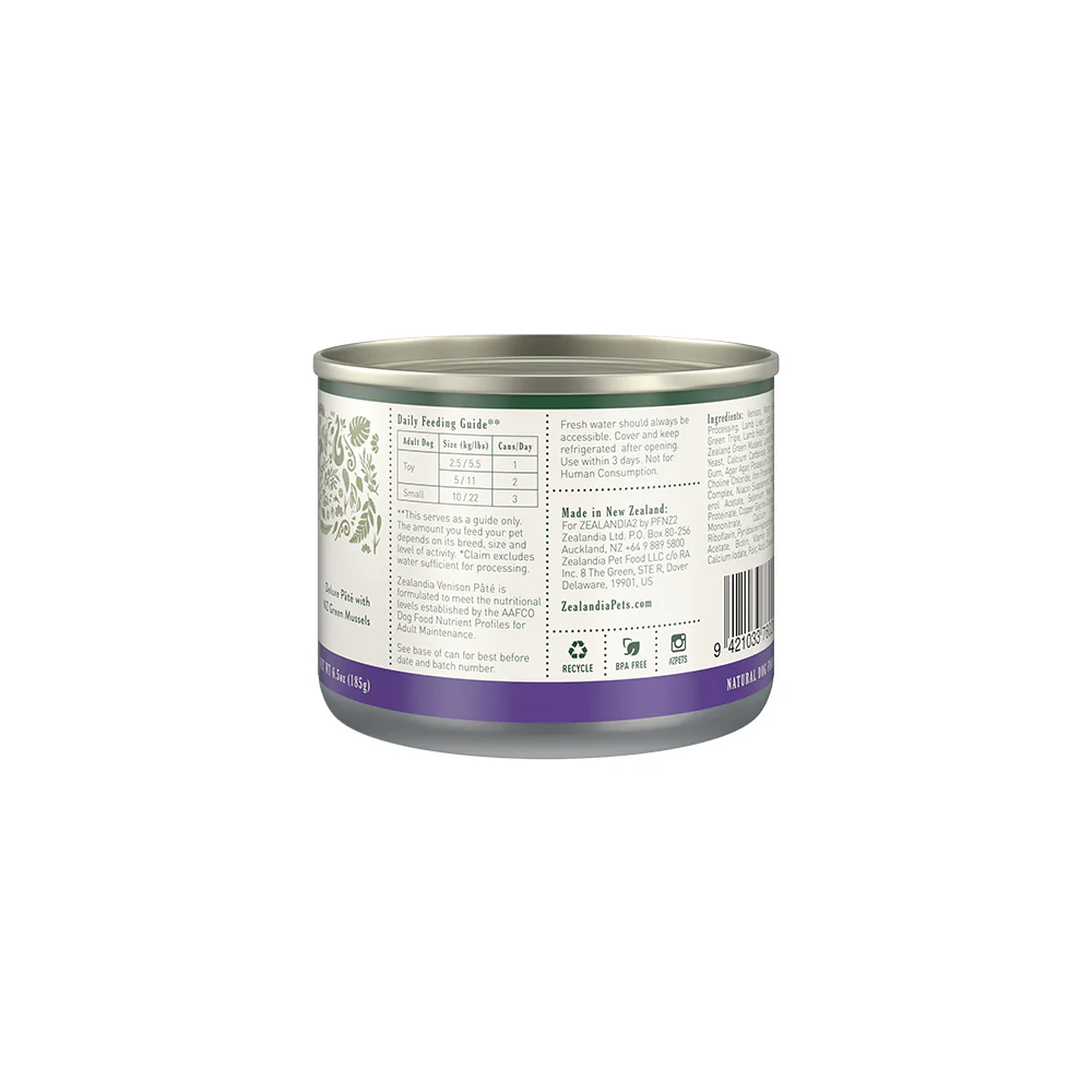 ZEALANDIA Venison Pate Dog Wet Food - Image 3