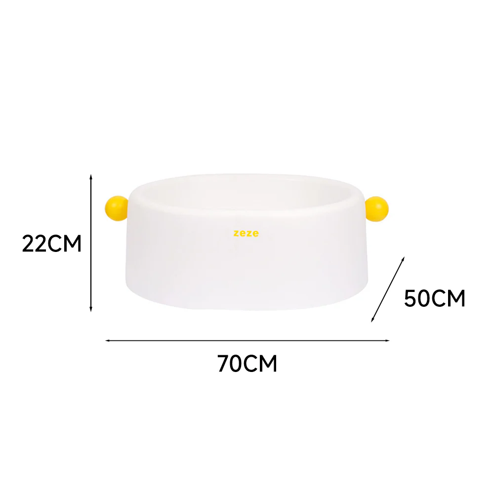 ZEZE Large Open Cat Litter Box - Image 2