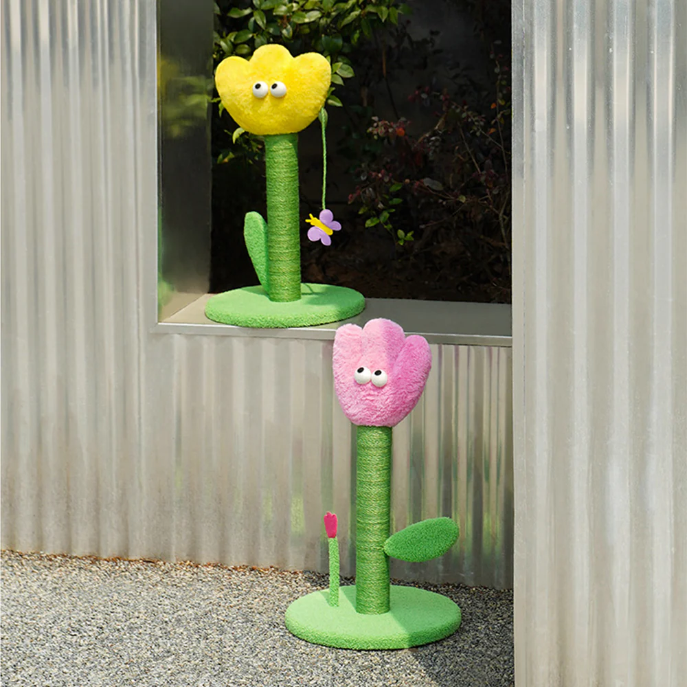 ZEZE Tulip Cat Tree Scratching Post - Image 8