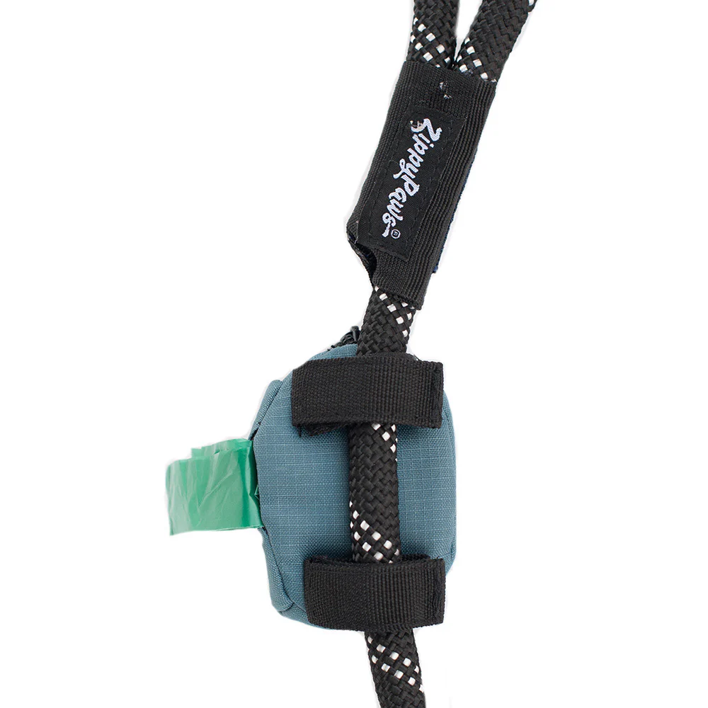 ZIPPY PAWS Green Adventure Leash Dog Poop Bag Dispenser + Waste Roll - Image 3