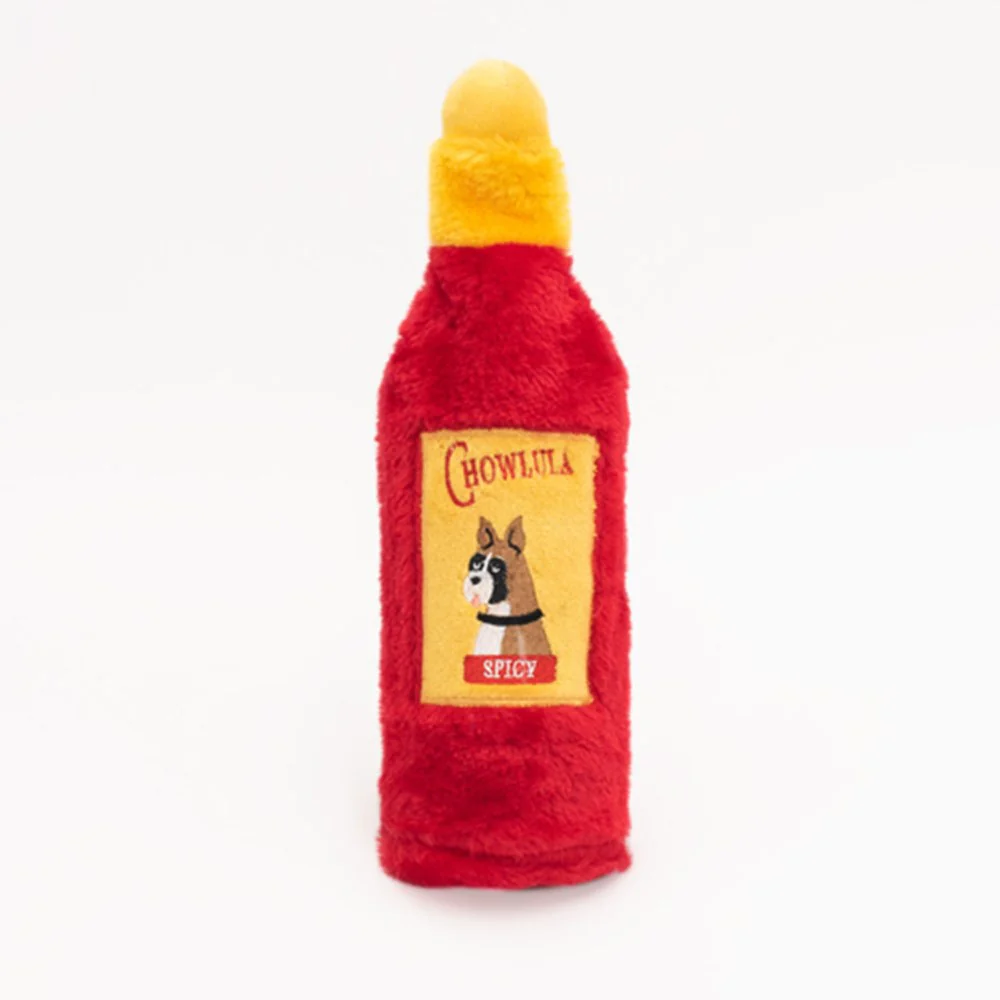 ZIPPY PAWS Chowlula Hot Sauce Crusherz Crunch & Squeak Dog Toy - Image 2