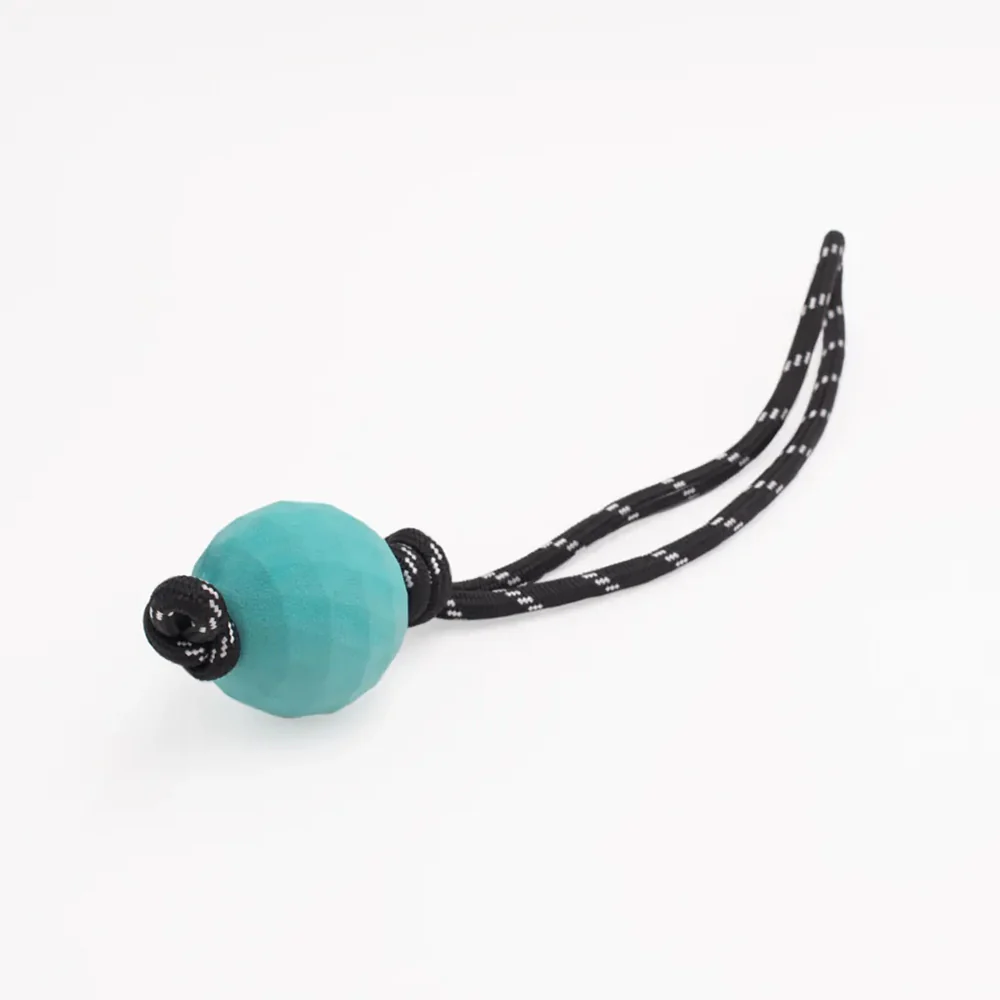 ZIPPY PAWS ZippyTuff Waggle RopeTugz Babble Ball Dog Toy - Image 2