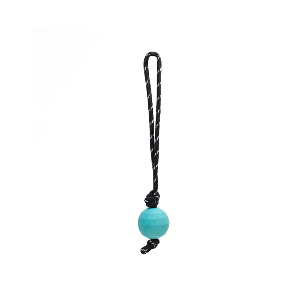 ZIPPY PAWS ZippyTuff Waggle RopeTugz Babble Ball Dog Toy - Image 4