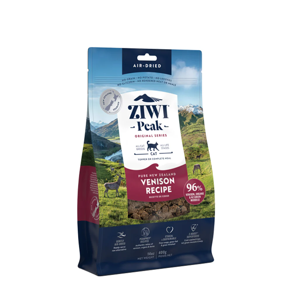 ZIWI Peak Venison Recipe Air Dried Cat Food 400g - Image 3
