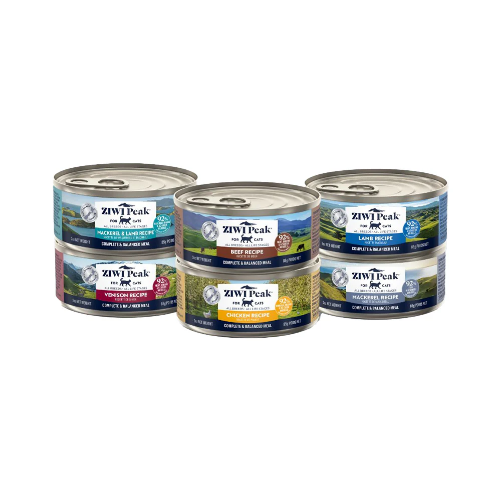 ZIWI PEAK Beef, Chicken, Lamb, Mackerel & Lamb, Mackerel,Venison Wet Cat Food 85gx6 Variety Pack - Image 2