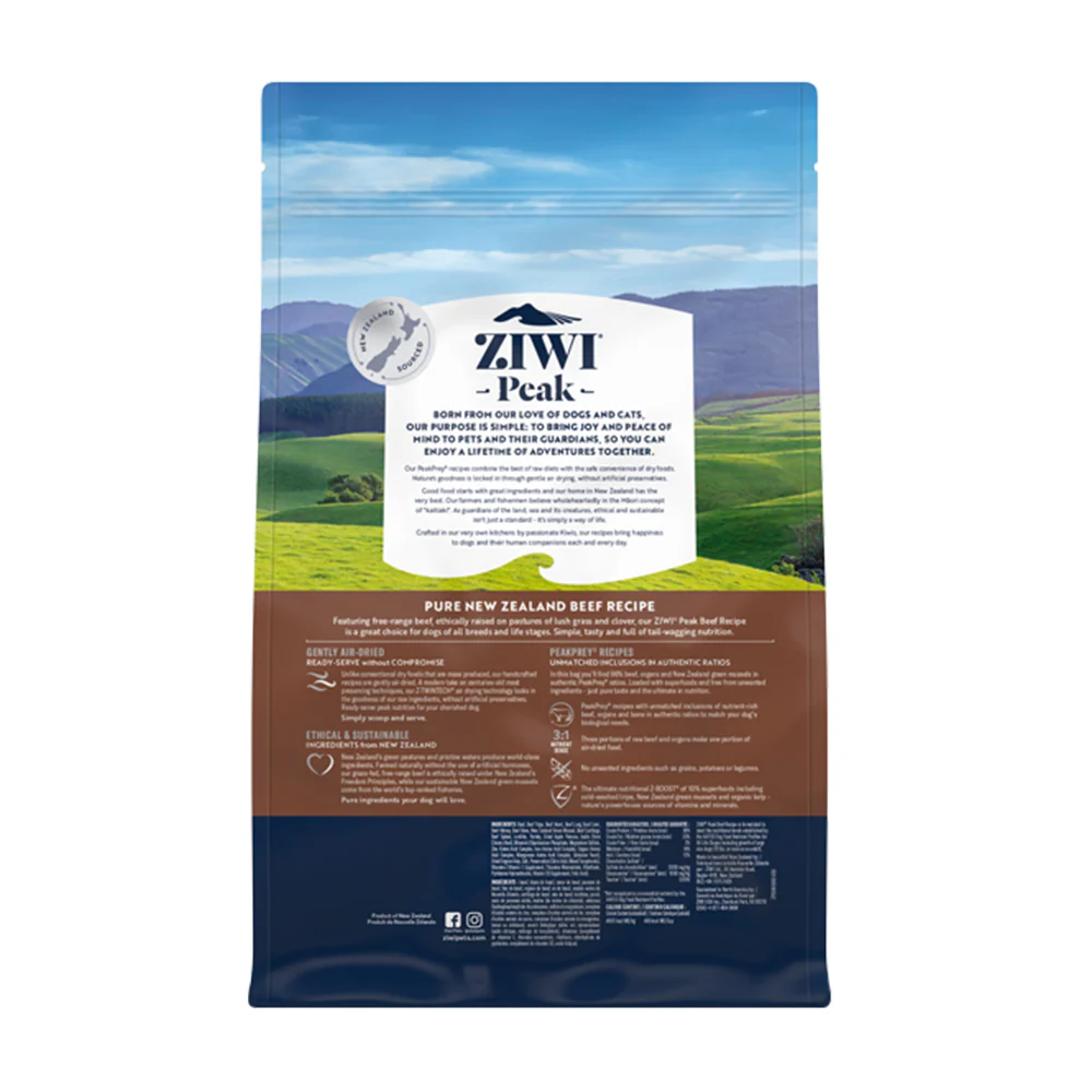 ZIWI Peak Beef Recipe Air Dried Dog Food - Image 5