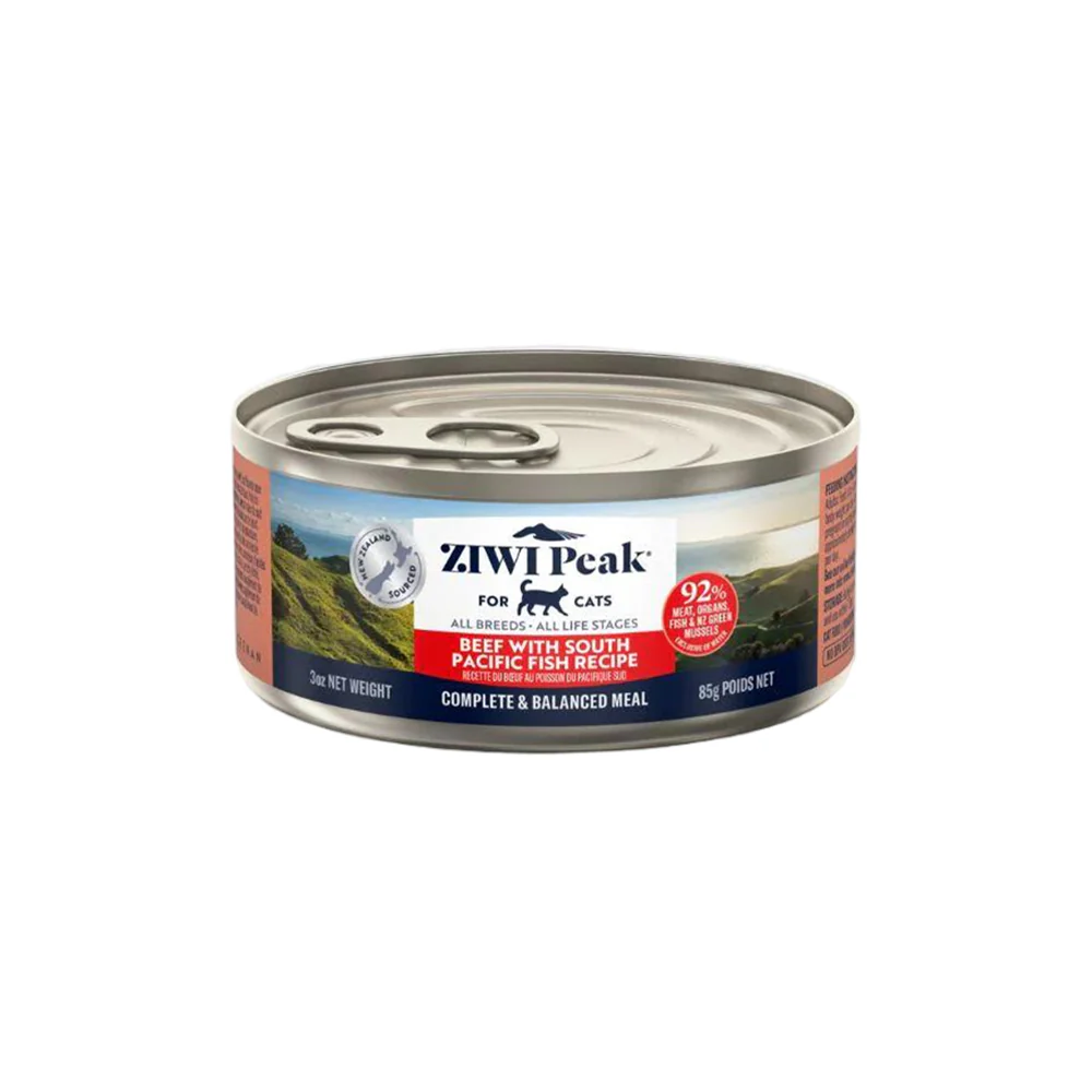 ZIWI Peak Beef & South Pacific Fish Wet Cat Food | All Life Stages - Image 2