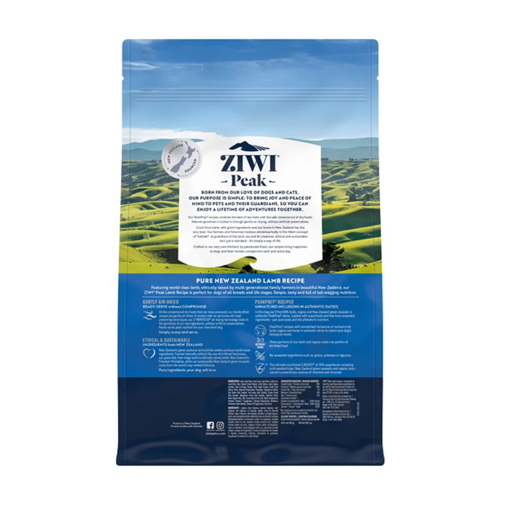 ZIWI Peak Lamb Recipe Air Dried Dog Food - Image 5