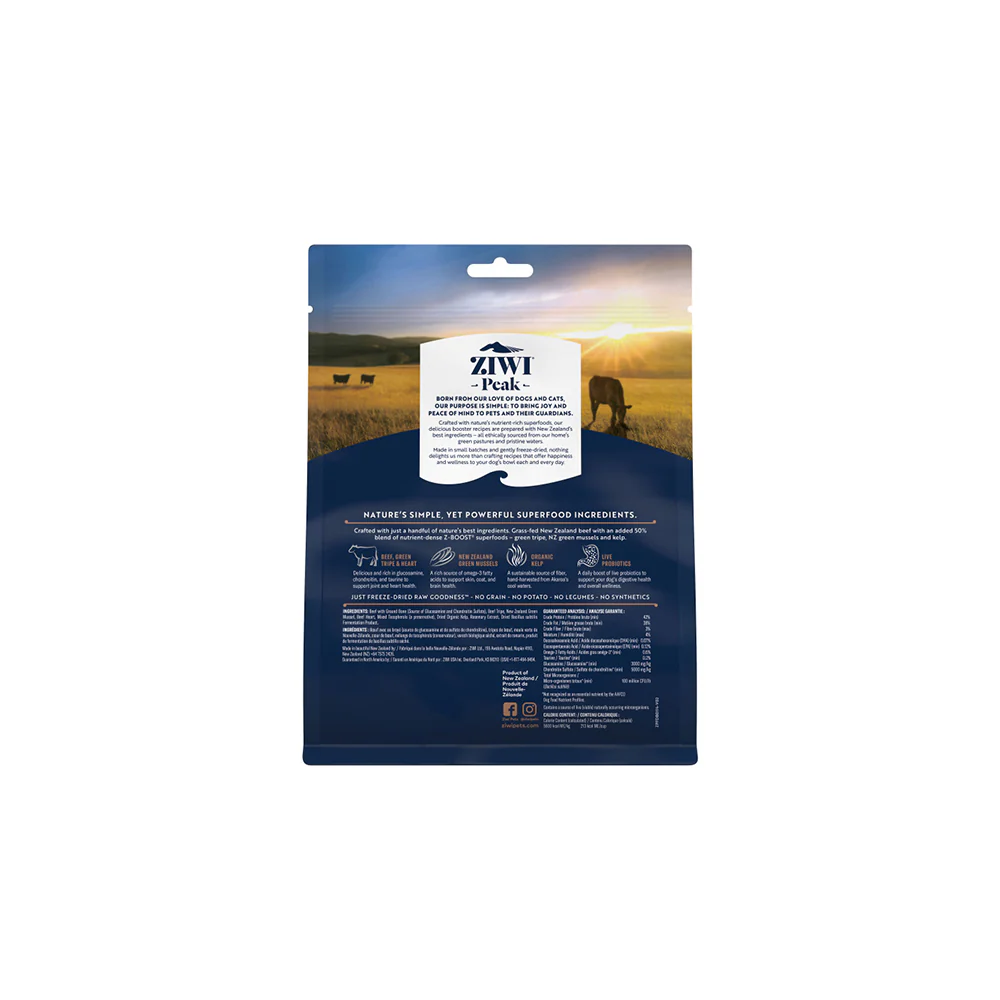 ZIWI Peak Raw Superboost With Beef Freeze-Dried Dog Food - Image 3