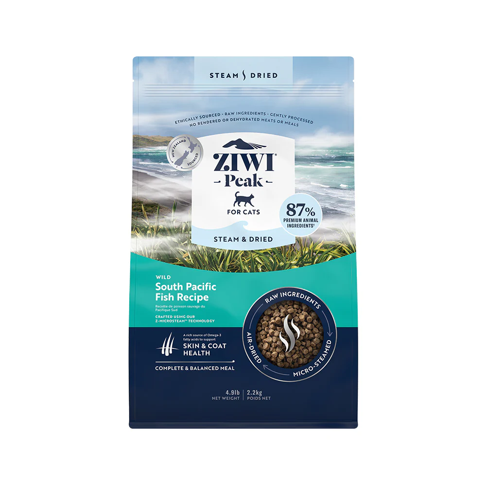 ZIWI PEAK Steam & Dried Wild South Pacific Fish Cat Food - Image 6