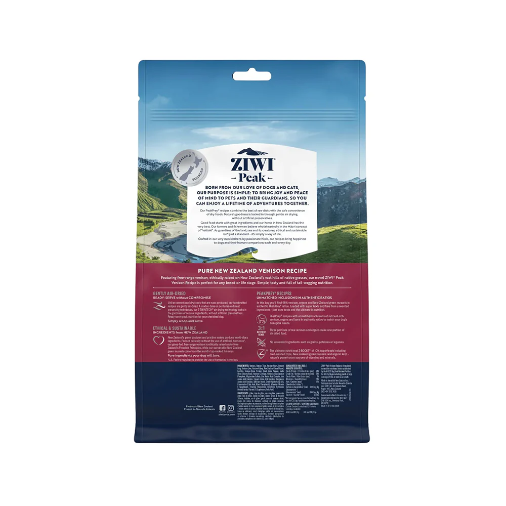 ZIWI PEAK Venison Recipe Air Dried Dog Food 454g - Image 2