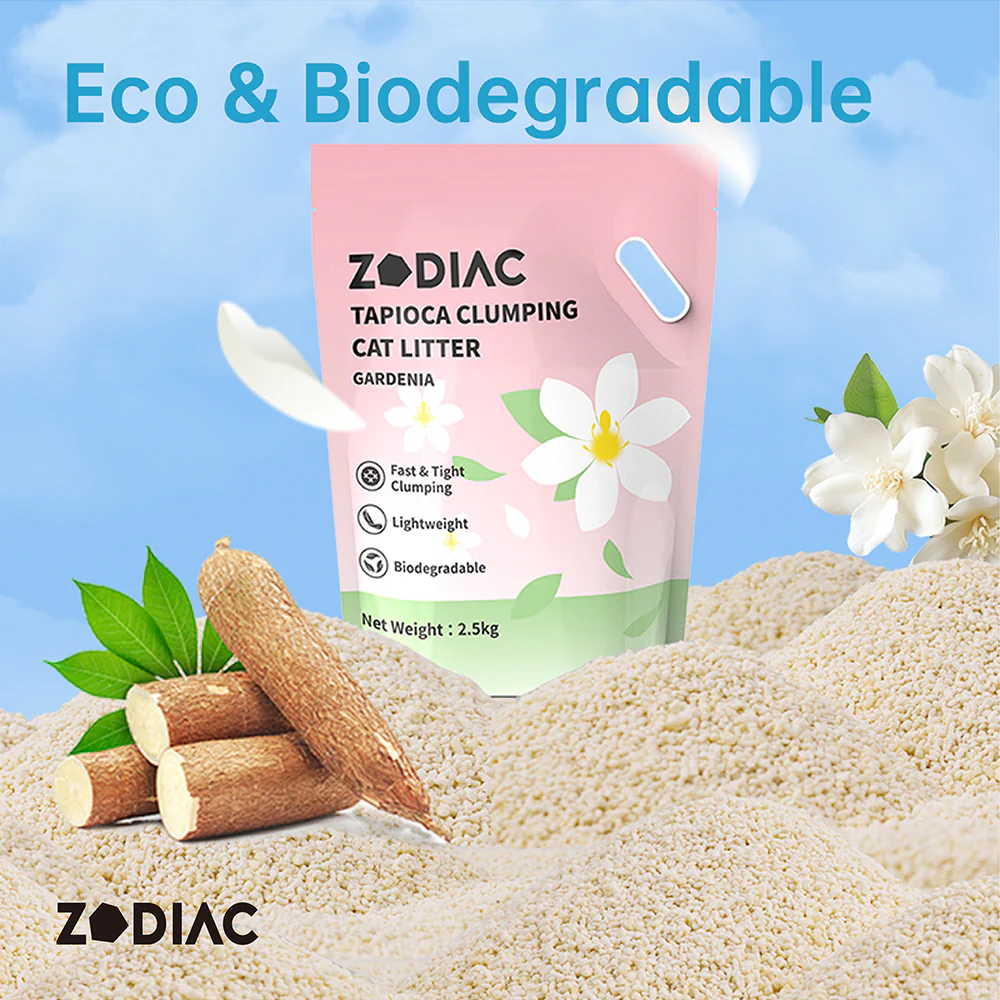 ZODIAC Puffed Cassva/Tapioca Advanced Clumping Cat Litter - Image 5