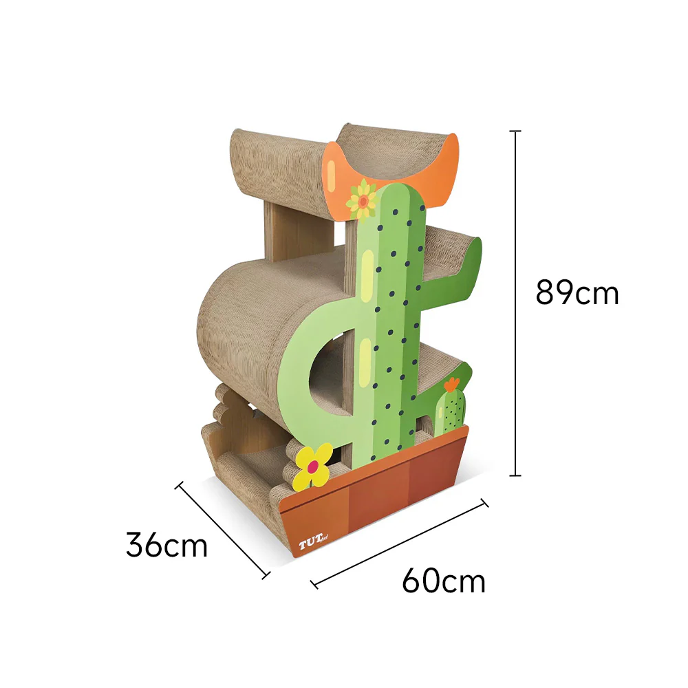 ZODIAC Cactus multi-layer Cat Scratcher 60x36x89cm - Image 9