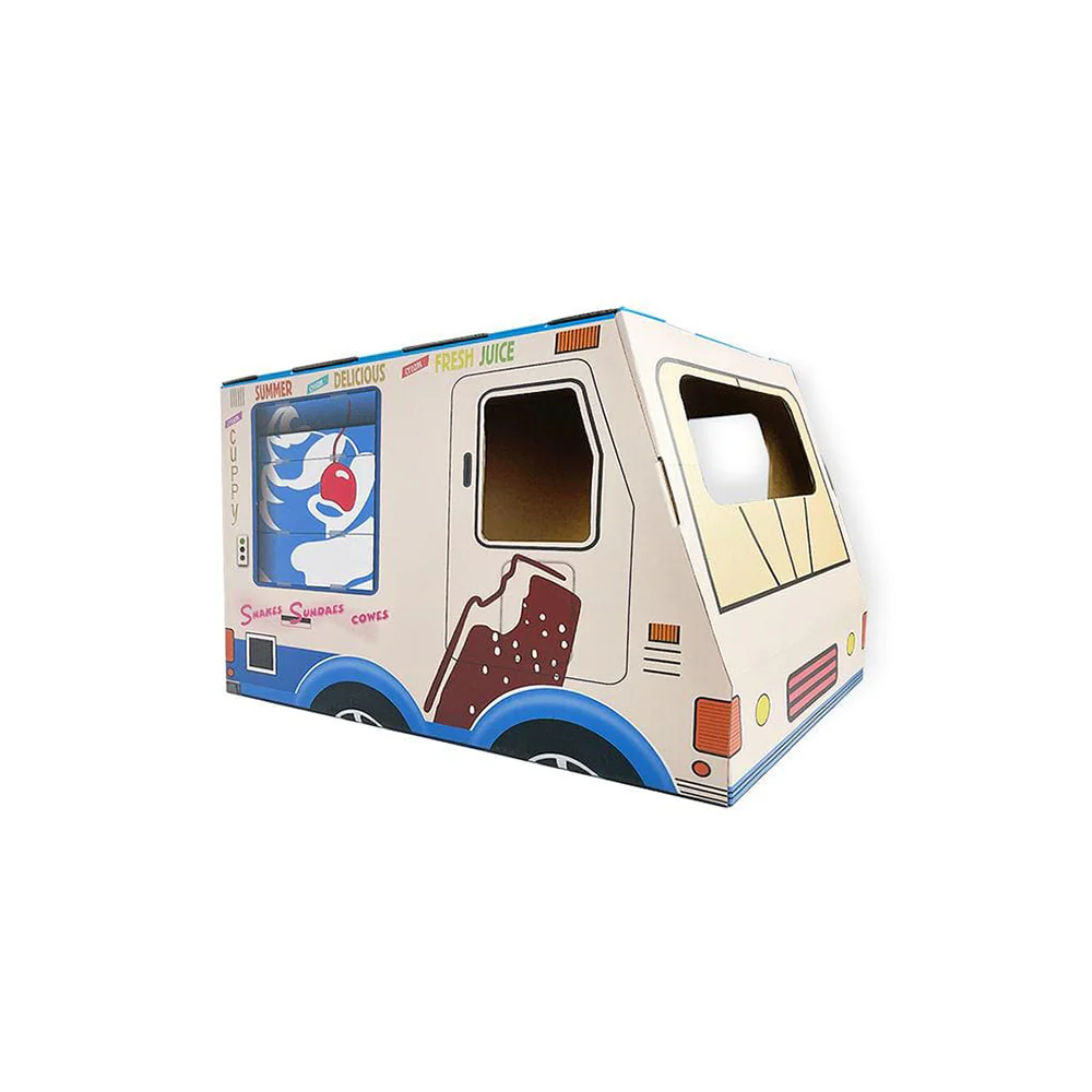 ZODIAC Blue Ice Cream Van Cat Scratchers