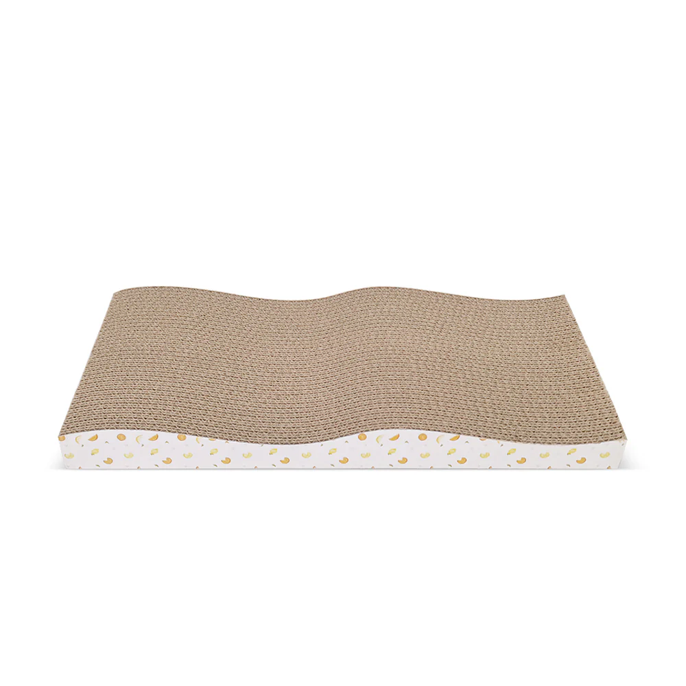 ZODIAC Yellow Wave Cat Scratchers 43x20x4cm - Image 4