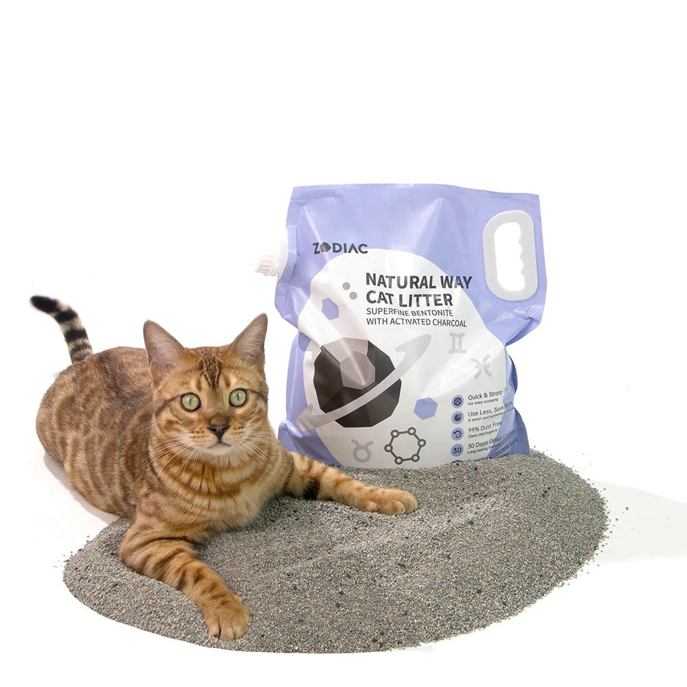 ZODIAC Natural Way Superfine Mineral Bentonite Cat Litter with Activated Charcoal - Image 14